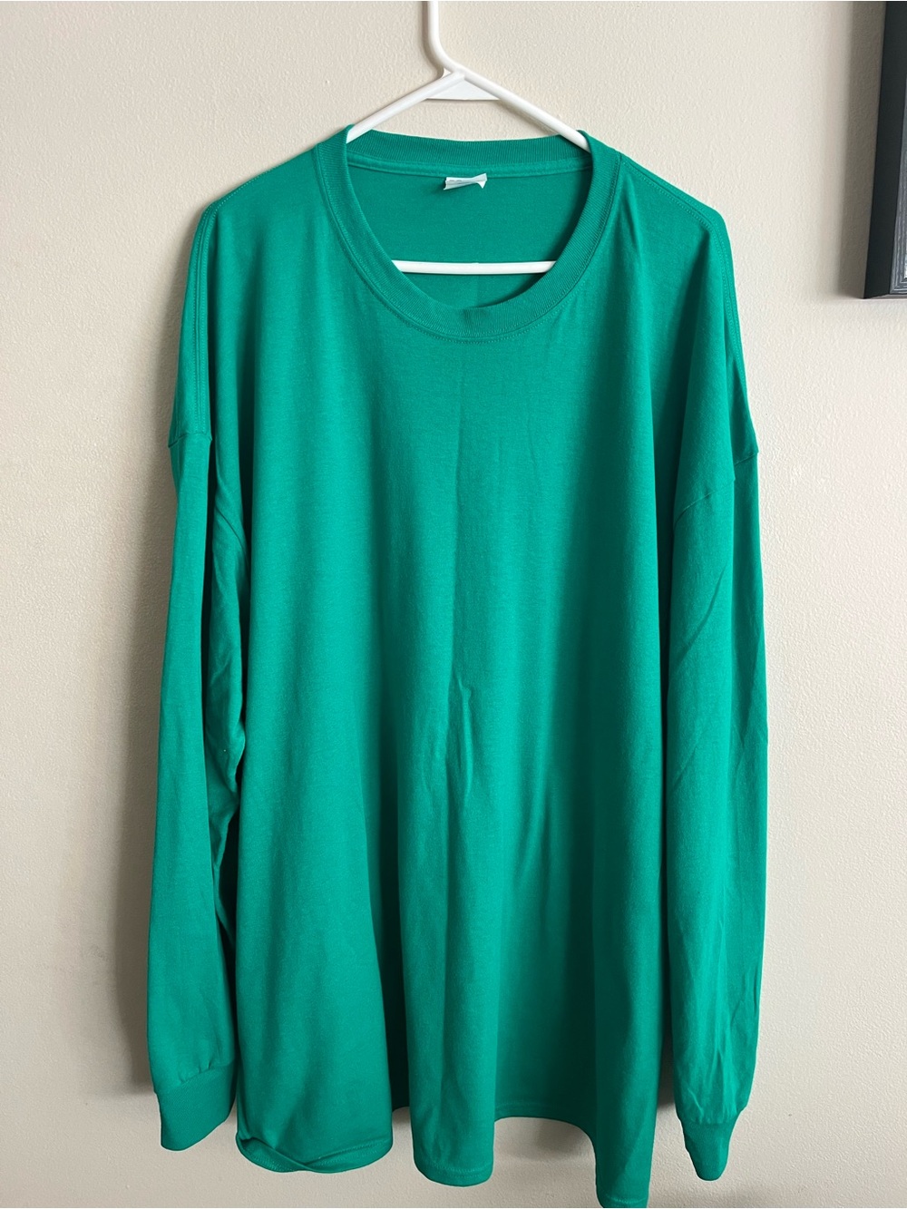 Green Long Sleeve Crewneck Shirt